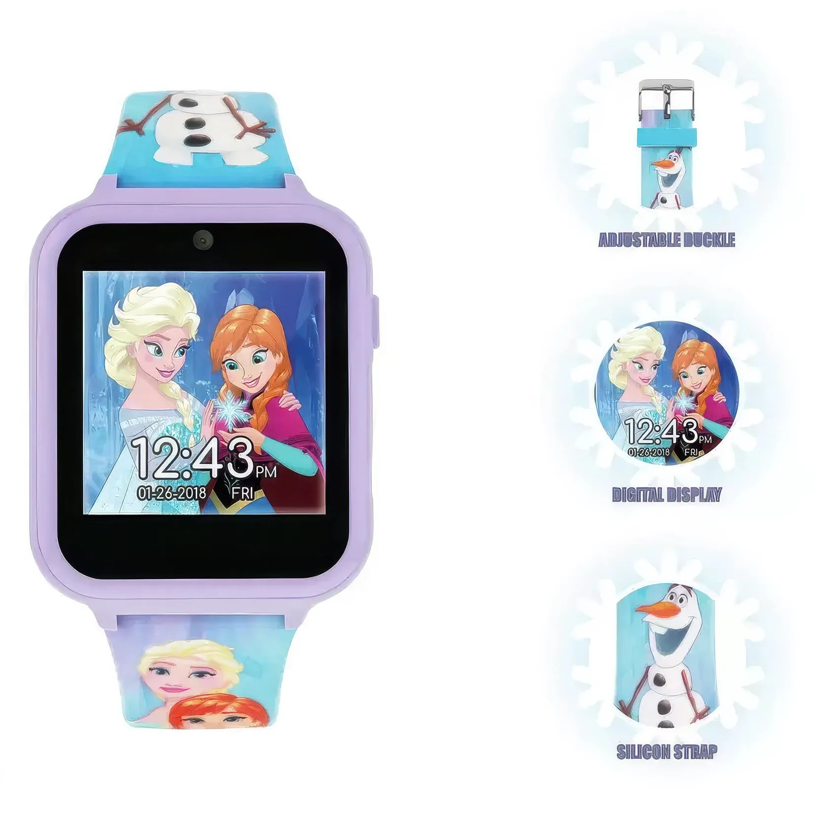 Disney Frozen Kids Silicone Strap Interactive Watch