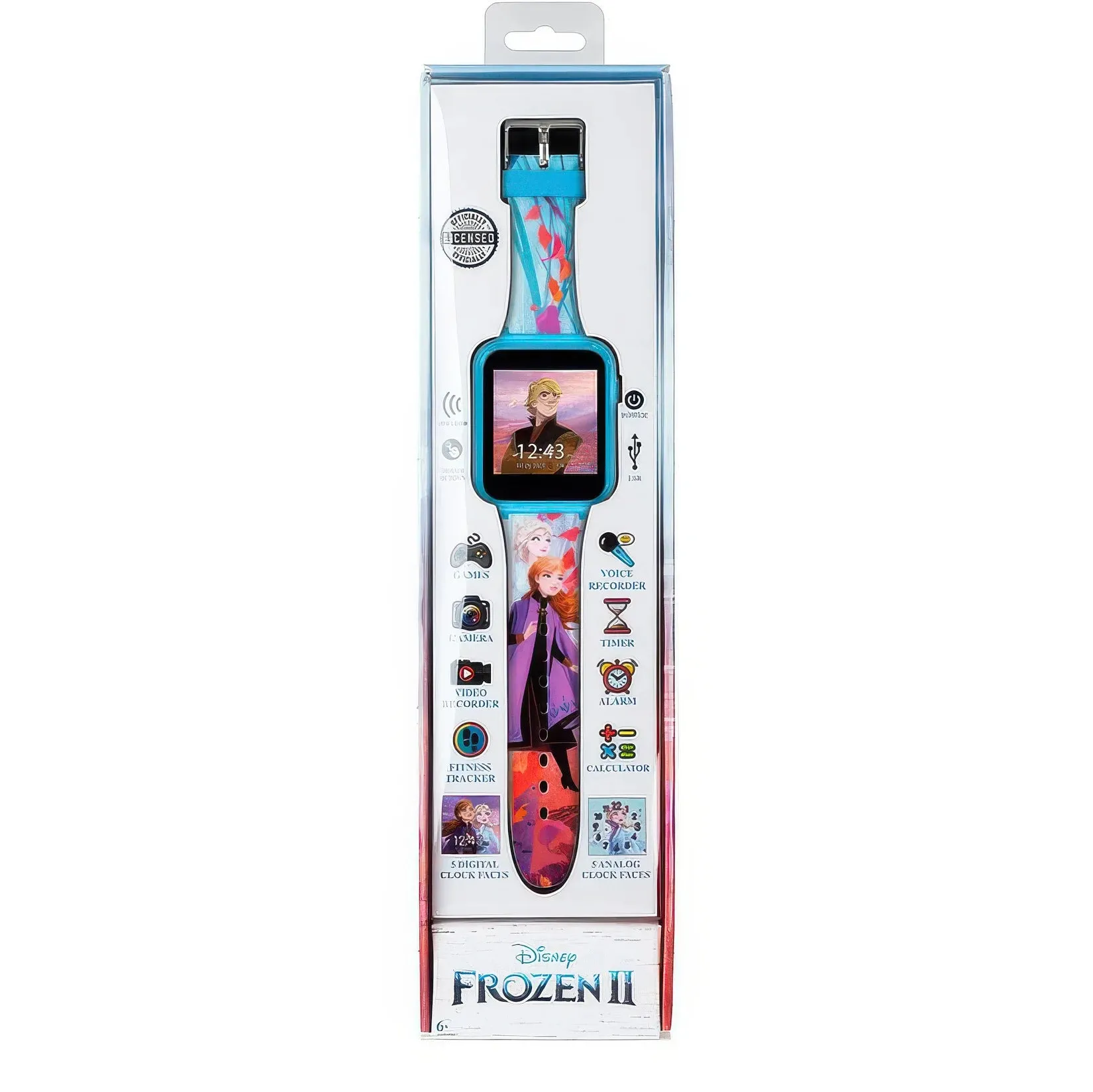 Disney Frozen Kids Silicone Strap Interactive Watch