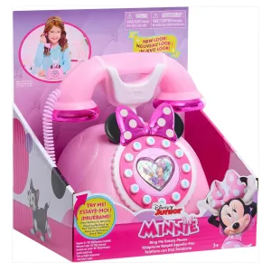 Disney Junior Minnie Mouse Ring Me Rotary Style Phone