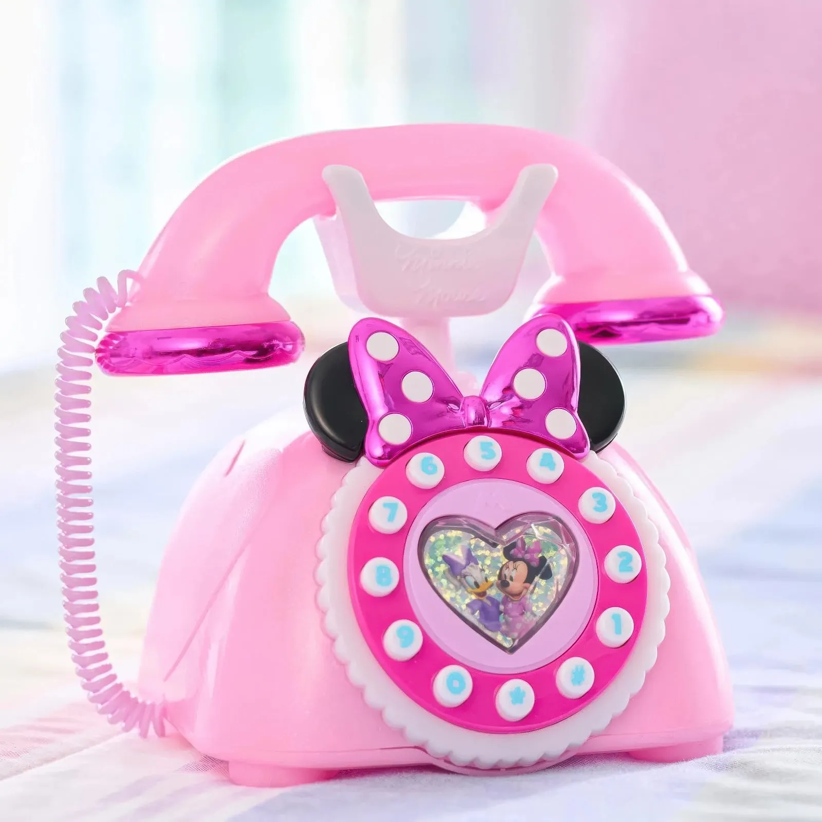 Disney Junior Minnie Mouse Ring Me Rotary Style Phone