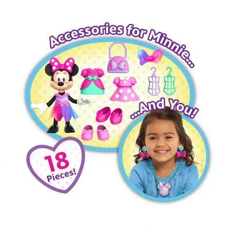 Disney Junior Minnie Mouse Sweet Reveals Glam & Glow Doll Playset