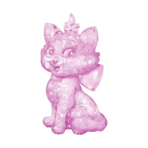 Disney Marie 3D Crystal Puzzle - Pink, 45 Pieces