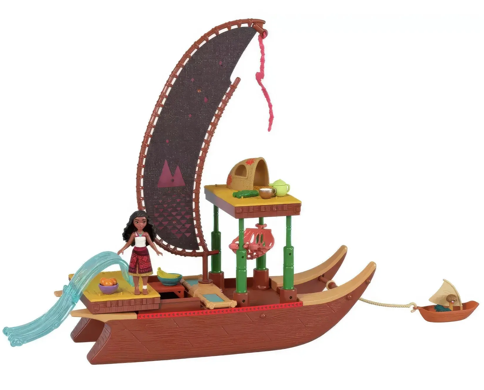 Disney Moana 2 Moana's Adventure Canoe Playset with Doll