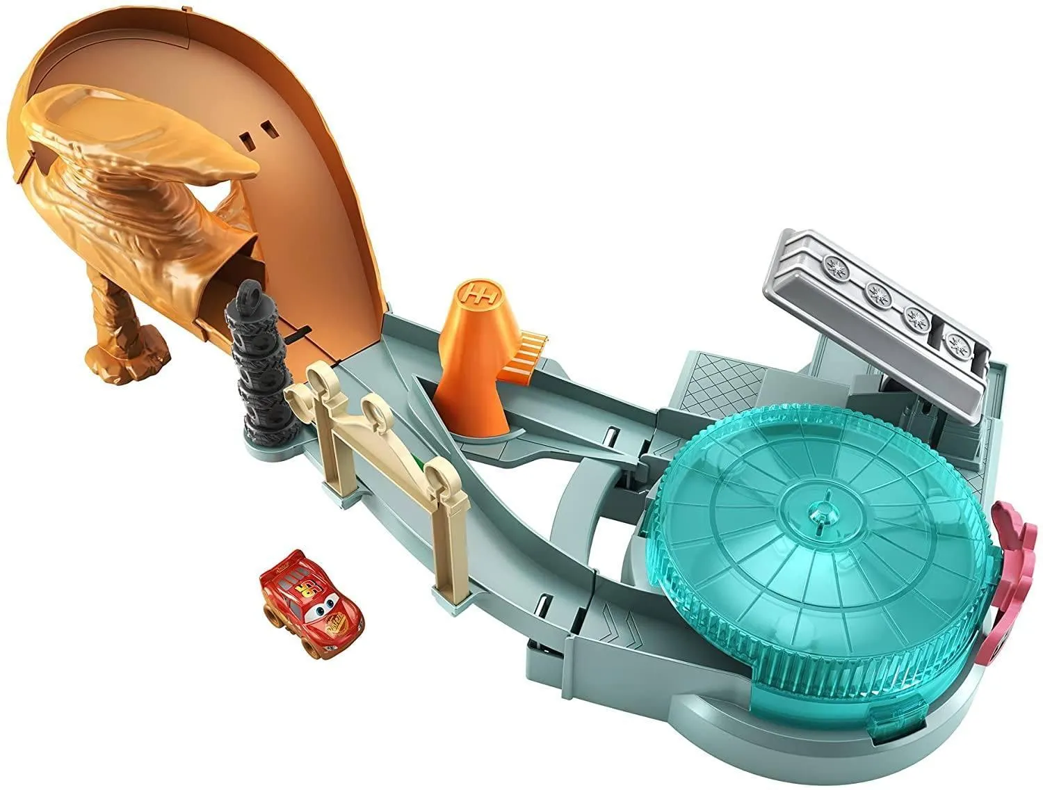 Disney Pixar Cars McQueen Mini Crash Course Playset