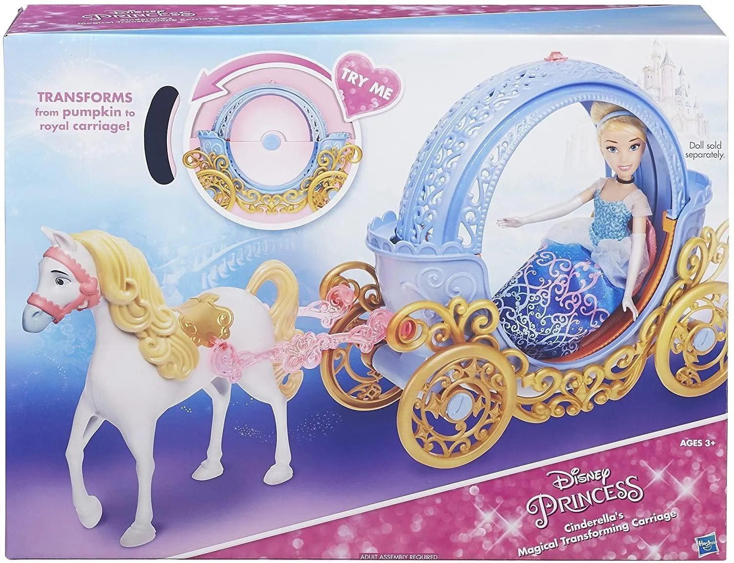Disney Princess B6314 Cinderella's Magical Transforming Carriage
