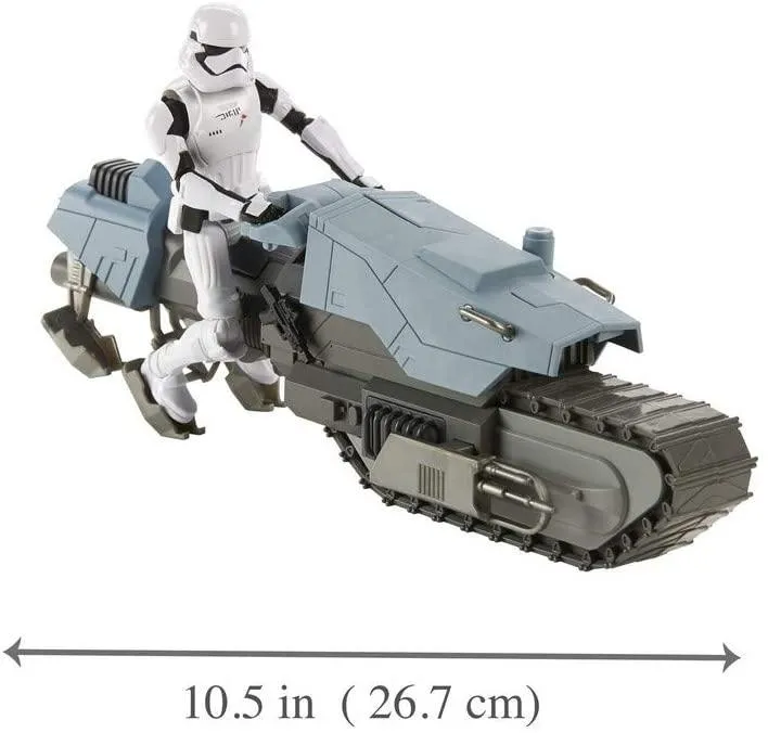 Disney Star Wars Galaxy of Adventures First Order Driver and Treadspeeder 5 Inch Scale Figure