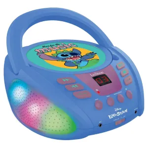 Disney Stitch Bluetooth CD Player with Lights