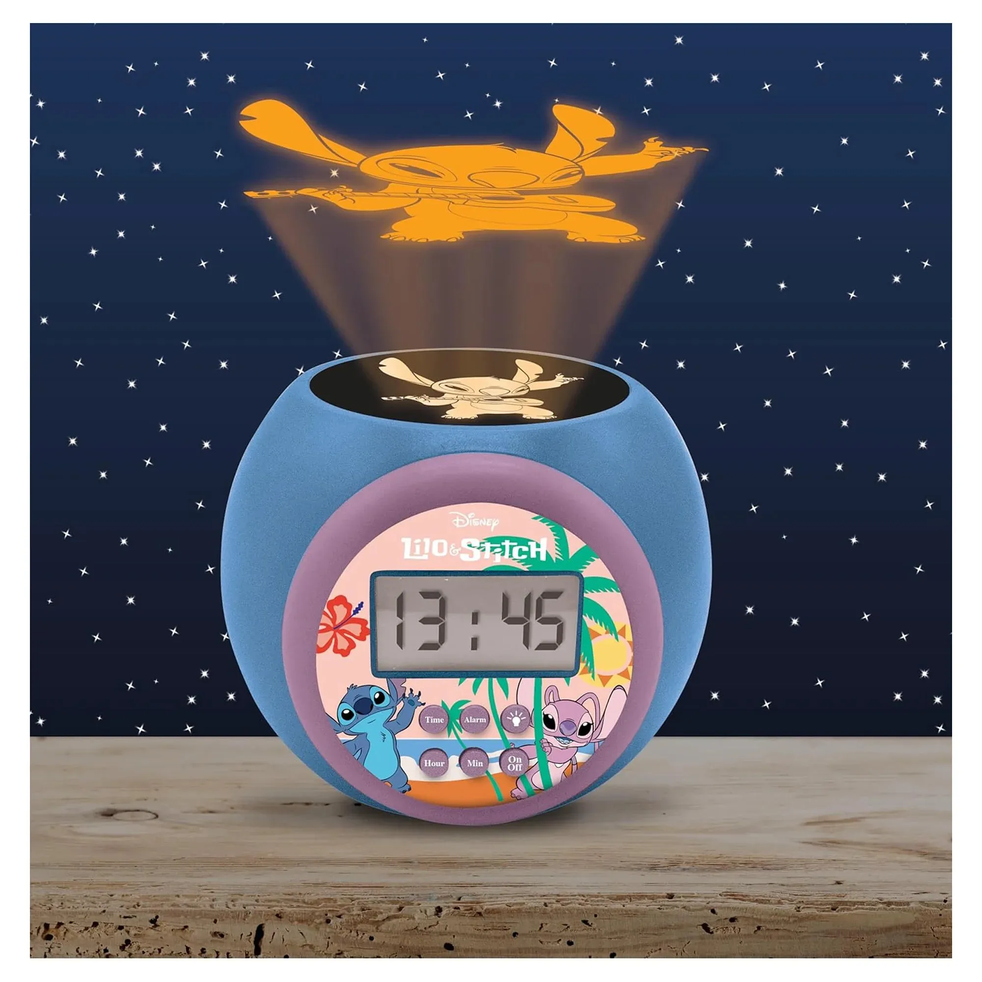 Disney Stitch Projector Alarm Clock
