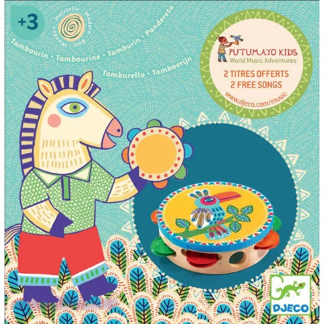 Djeco | Animambo Musical Instrument | Tambourine