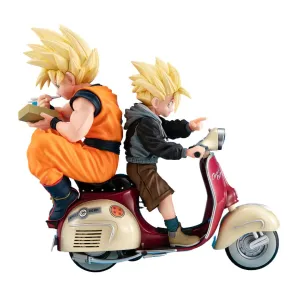 Dragon Ball Z Super Saiyan Son Goku &  Super Saiyan Son GohanMortorbike By Megahouse