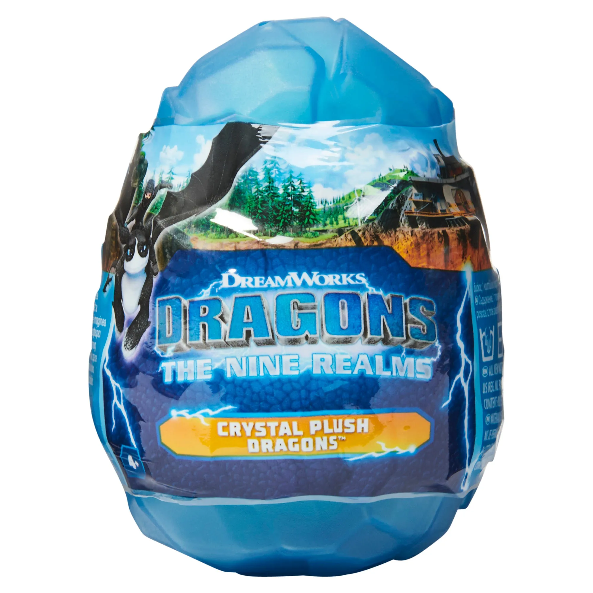Dreamworks Dragons Crystal Plush Dragons Mystery Plush