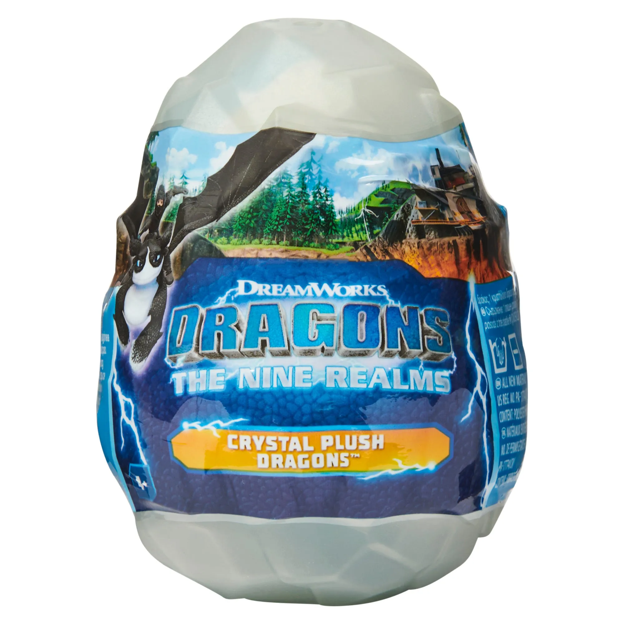 Dreamworks Dragons Crystal Plush Dragons Mystery Plush