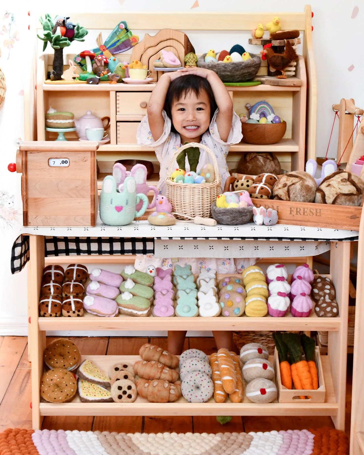 Easter Grazing Box of Pretend Play Food MINT