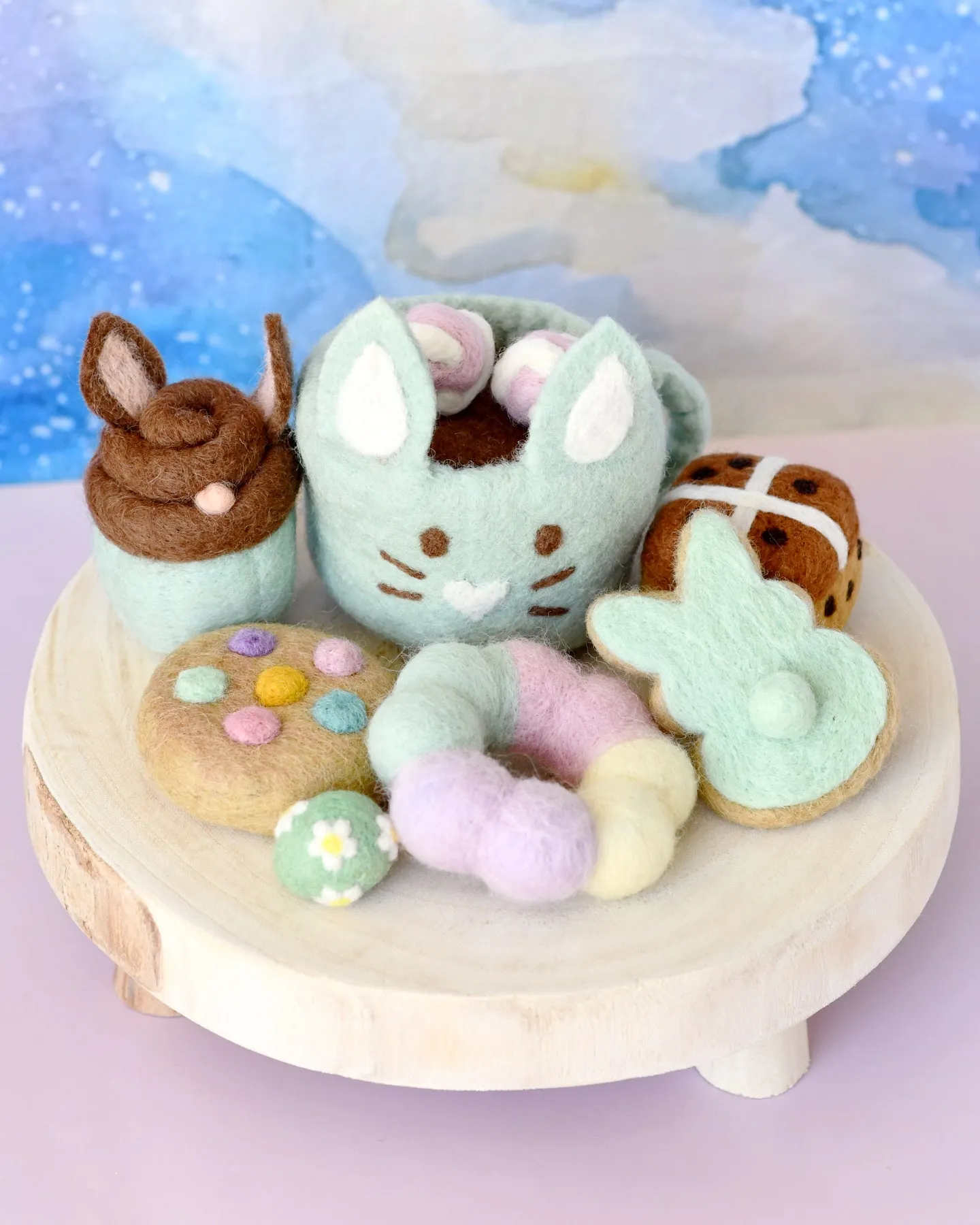 Easter Grazing Box of Pretend Play Food MINT