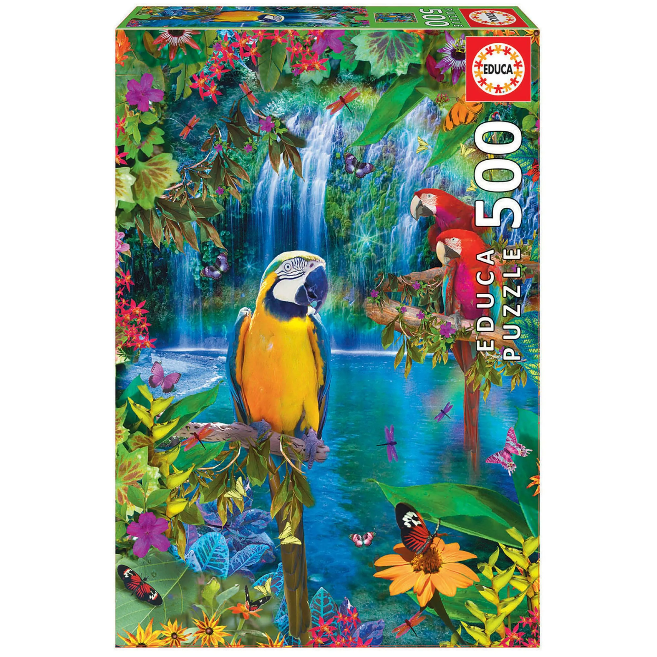 Educa Borras 15512 Tropical Bird Puzzle - 500-Piece Jigsaw for Ages 3 