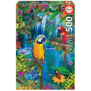 Educa Borras 15512 Tropical Bird Puzzle - 500-Piece Jigsaw for Ages 3 