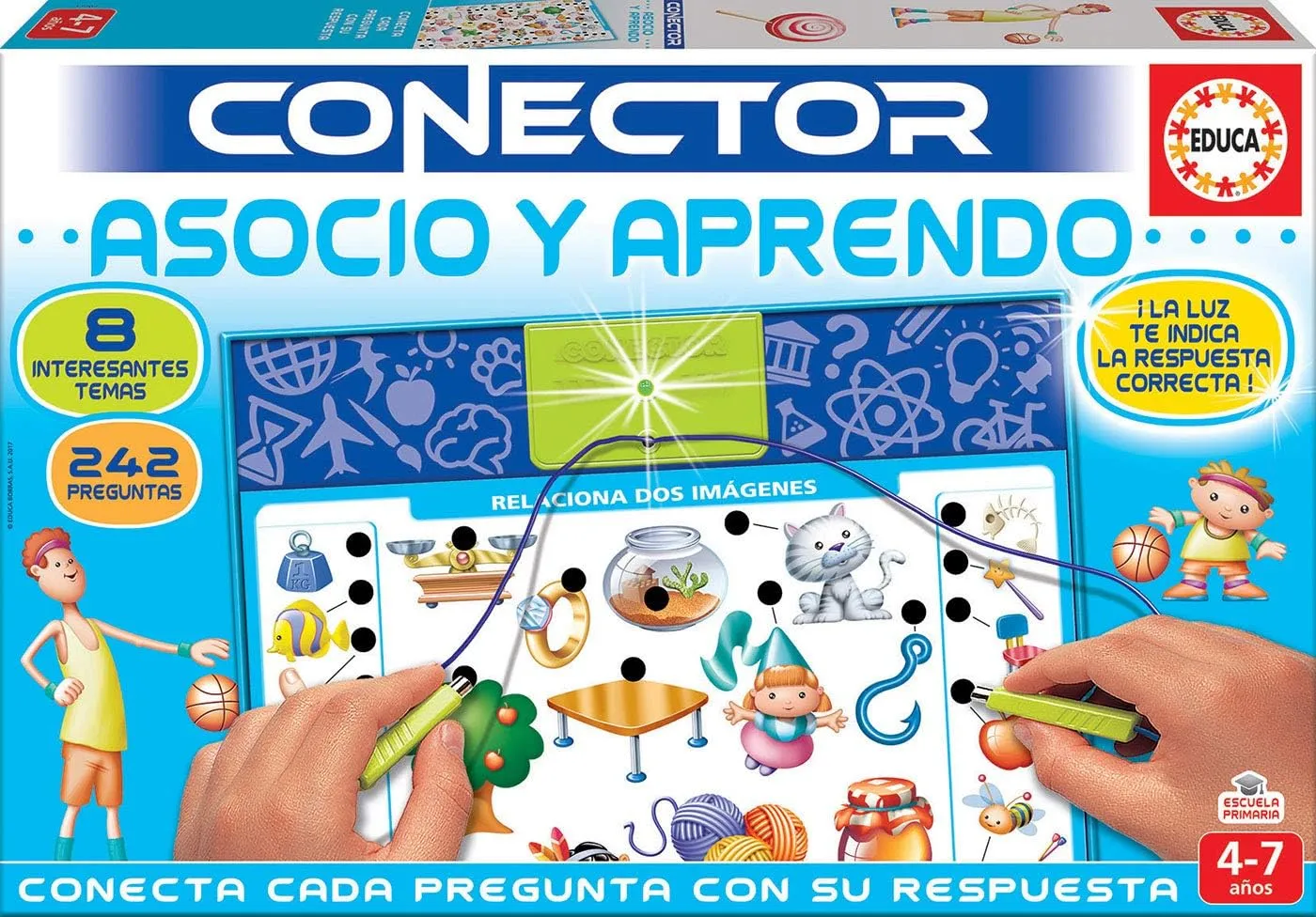 Educa Borr�s CONNECTOR Purgatory - Educational Q&A Game for Ages 4 