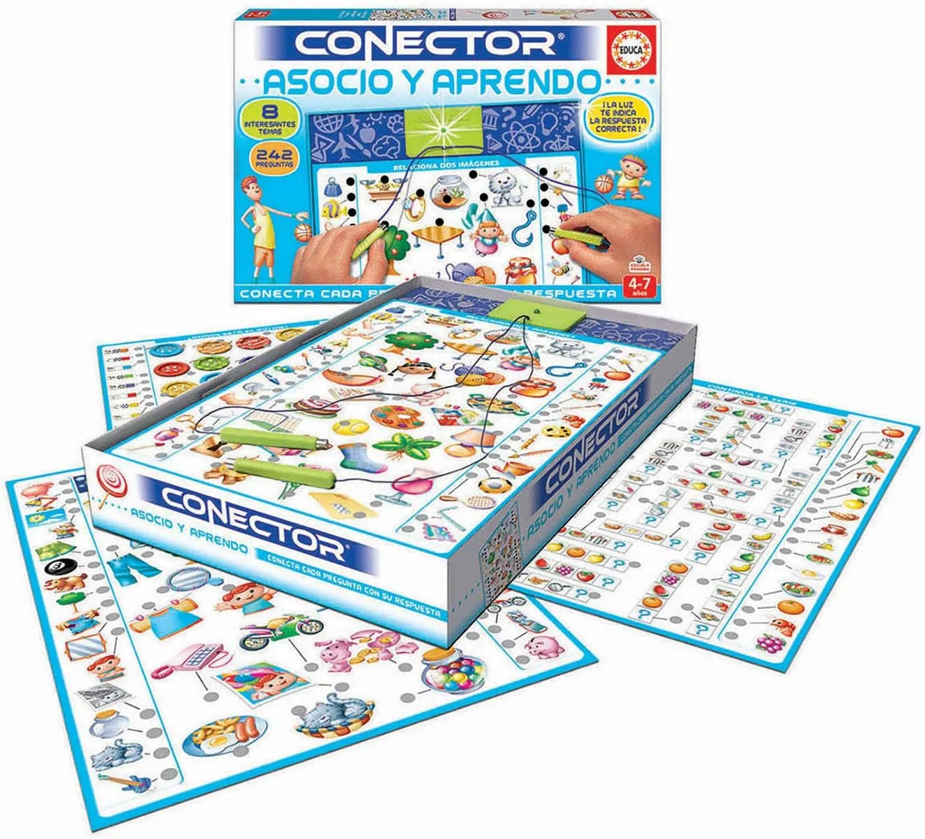 Educa Borr�s CONNECTOR Purgatory - Educational Q&A Game for Ages 4 
