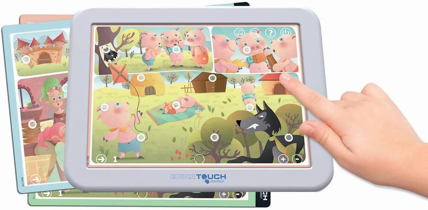 Educa Touch Junior - Learning the Alphabet & Storytelling for Ages 2  (Portuguese Language)