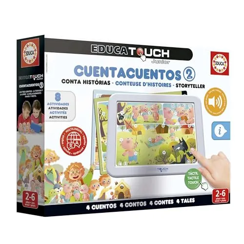 Educa Touch Junior - Learning the Alphabet & Storytelling for Ages 2  (Portuguese Language)