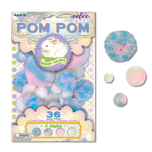 eeBoo Bunny Pom Pom