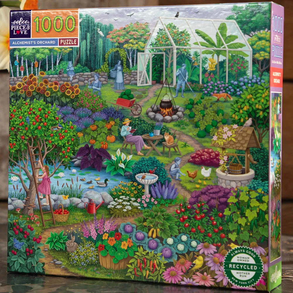 eeBoo Piece & Love Alchemist's Orchard 1000 pc Puzzle