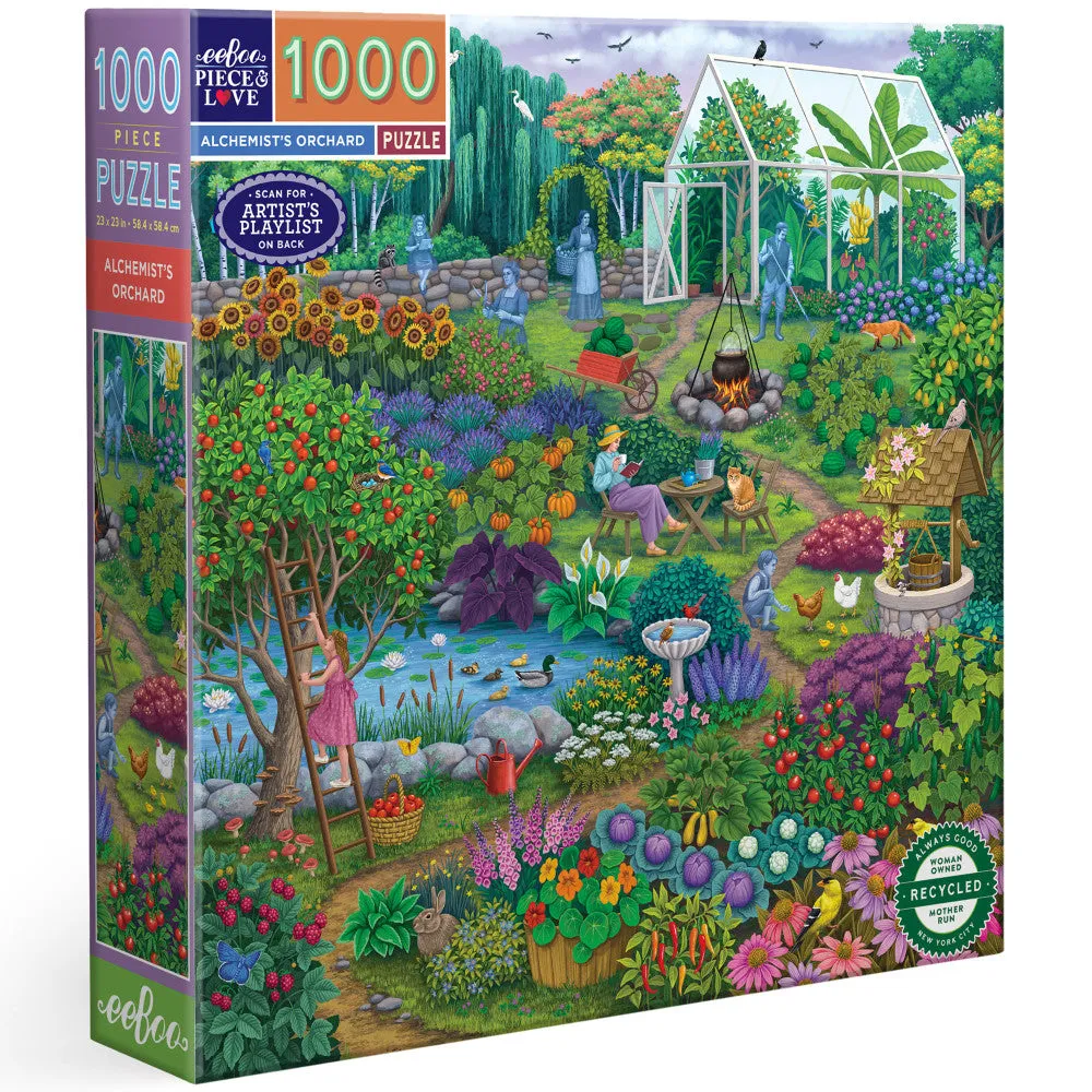 eeBoo Piece & Love Alchemist's Orchard 1000 pc Puzzle