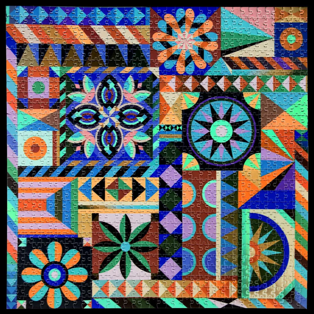 eeBoo Piece & Love Sunshine Garden Jigsaw Puzzle - 1000 pc