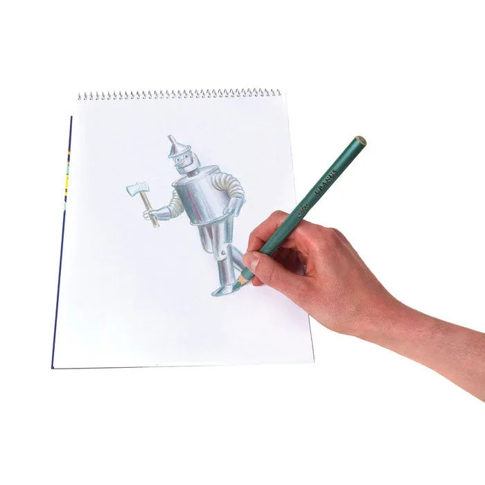 eeBoo Silver Robot Metallic Pencils