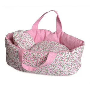 Egmont Big Carry Cot with Flower Bedding