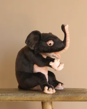 Elephant Calf Sitting Stuffed Animal Odin Parker