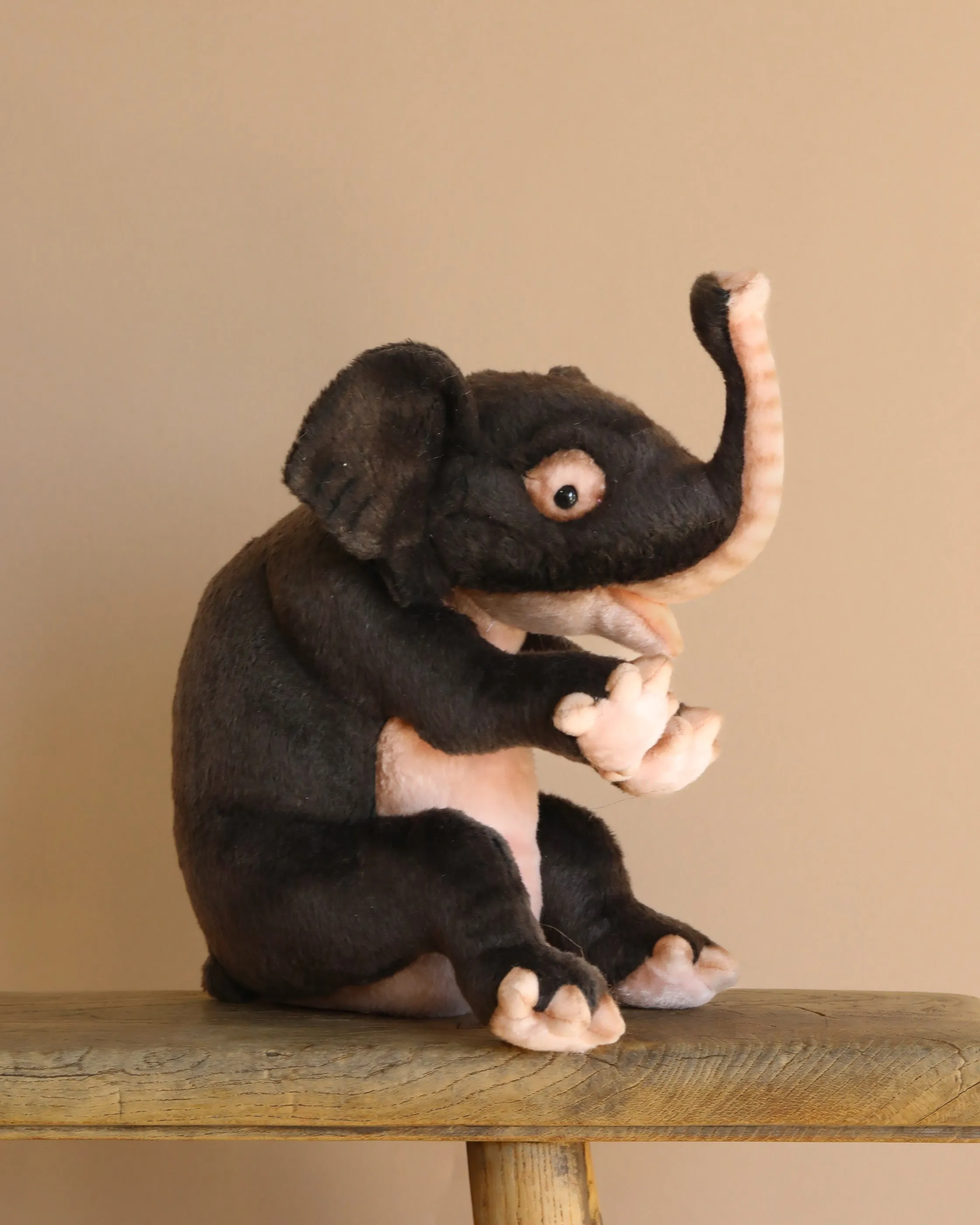 Elephant Calf Sitting Stuffed Animal Odin Parker
