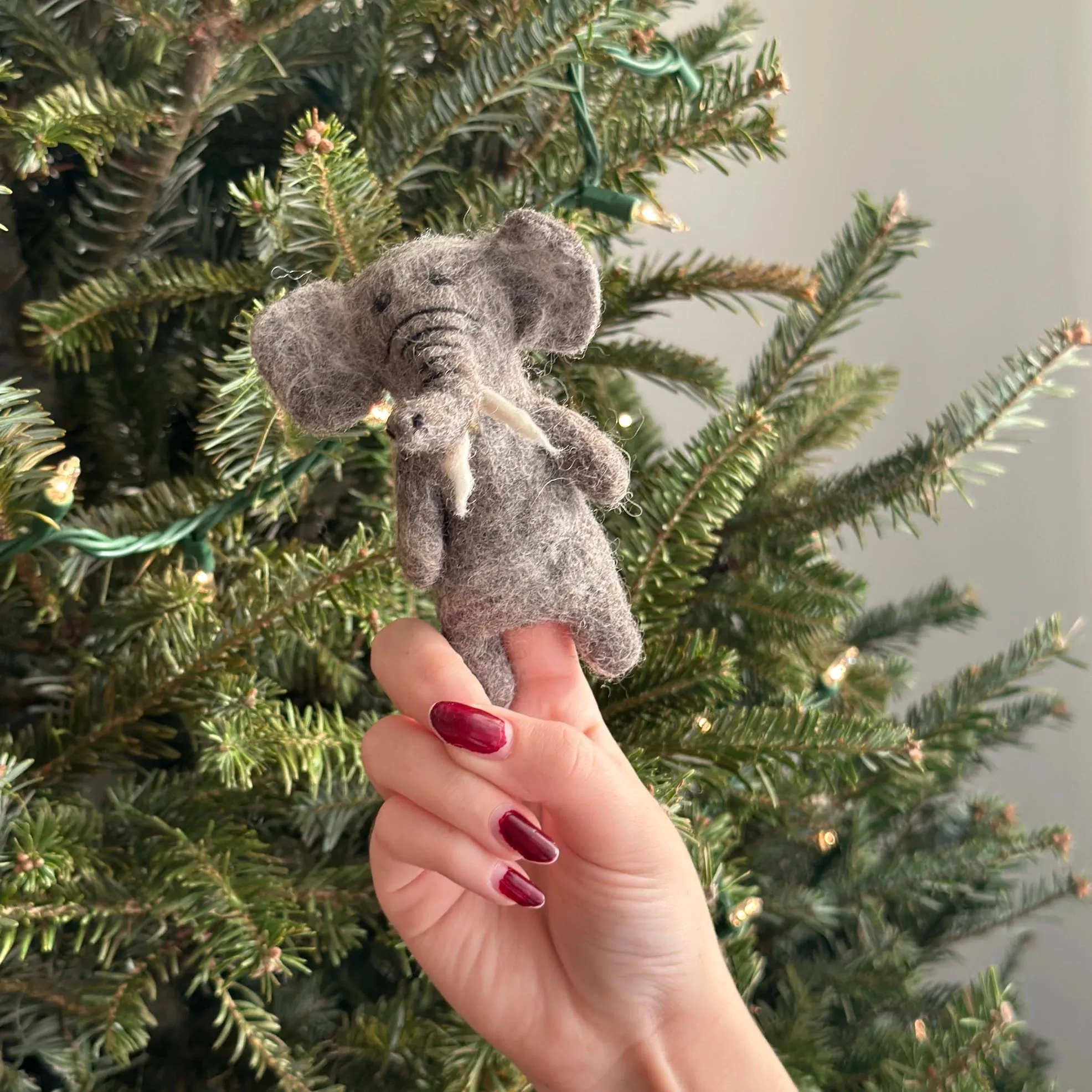 Elephant Finger Puppet Odin Parker