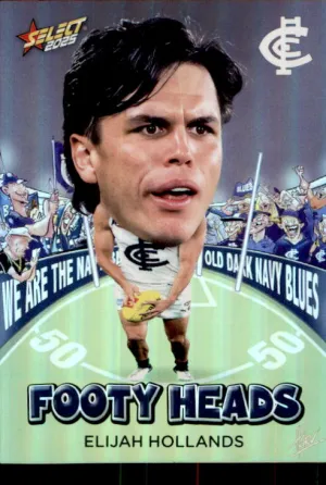 Elijah Hollands, FH15, Footy Heads, 2025 Select AFL Footy Stars