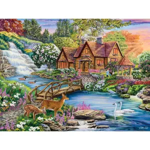 Enchanted Forest Jigsaw Puzzle Bits and Pieces