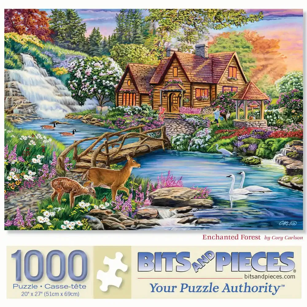 Enchanted Forest Jigsaw Puzzle Bits and Pieces