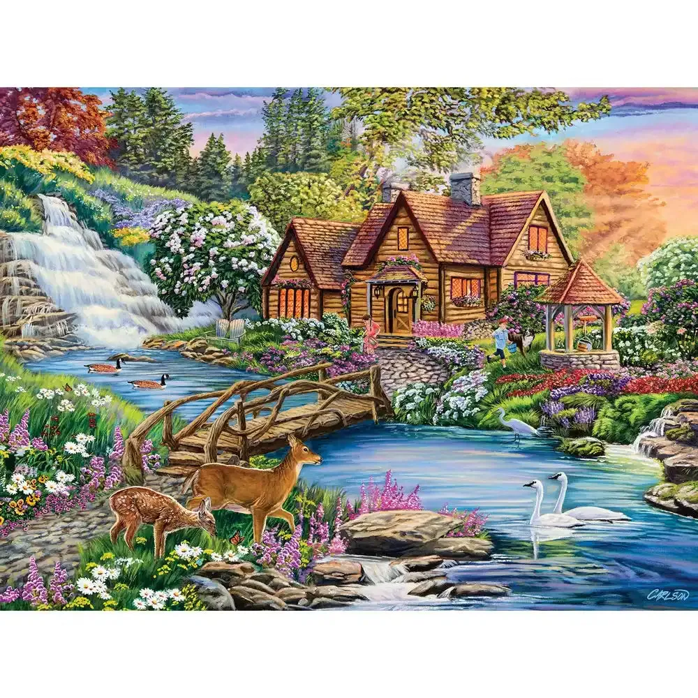 Enchanted Forest Jigsaw Puzzle Bits and Pieces