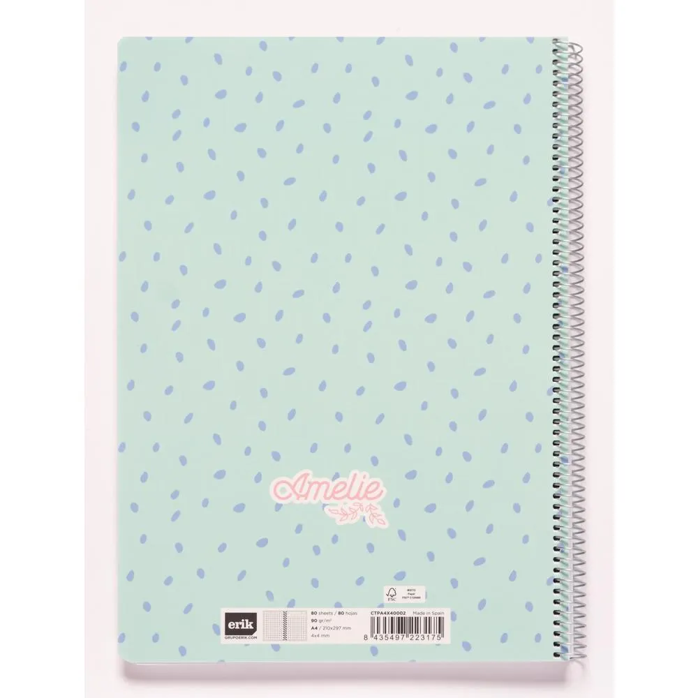 Erik Grupo Notebook A4, Amelie Pastel Collection