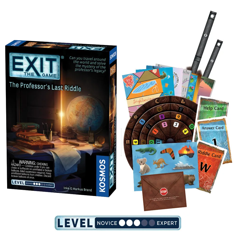 EXIT Game 3 Pack Bundle - EXIT: Kids - Jungle of RIddles | EXIT: The Professor's Last Riddle | EXIT: The Disappearance of Sherlock Holmes