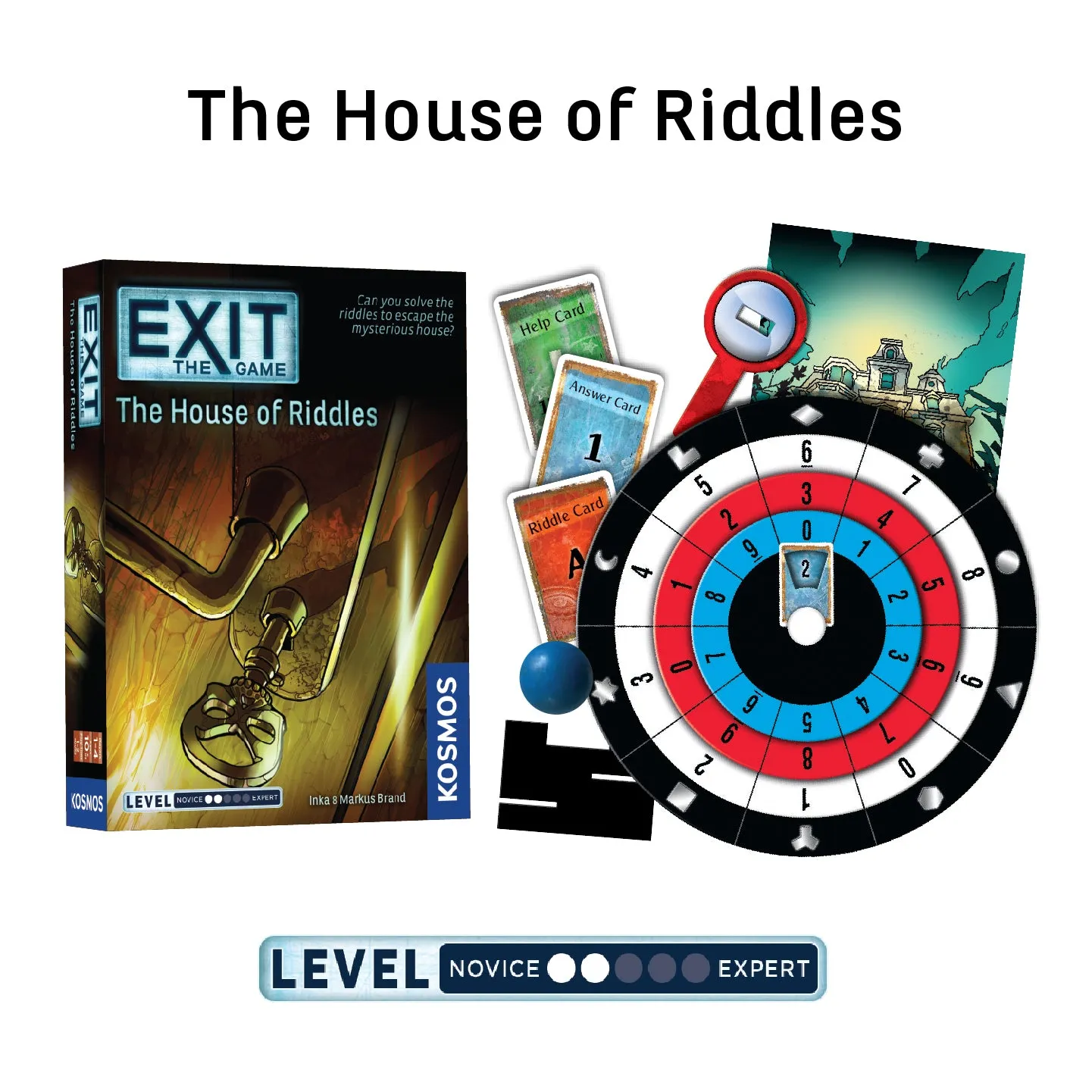 EXIT: The Game, Beginner Bundle. Four-Pack: The Haunted Roller Coaster, The Sunken Treasure, The Mysterious Museum, and The House of Riddles