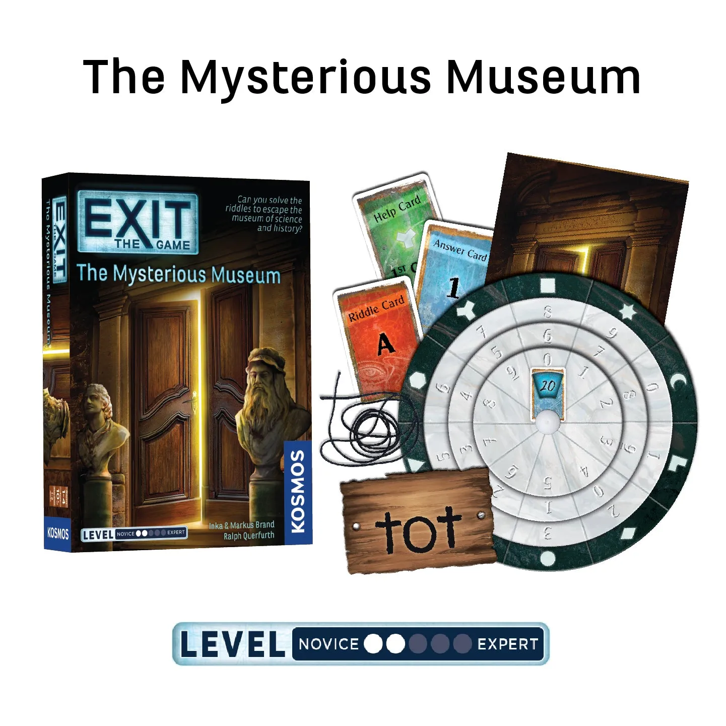 EXIT: The Game, Beginner Bundle. Four-Pack: The Haunted Roller Coaster, The Sunken Treasure, The Mysterious Museum, and The House of Riddles