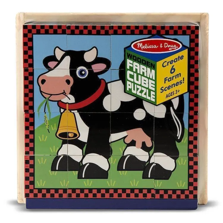 Farm Cube Puzzle 16pc