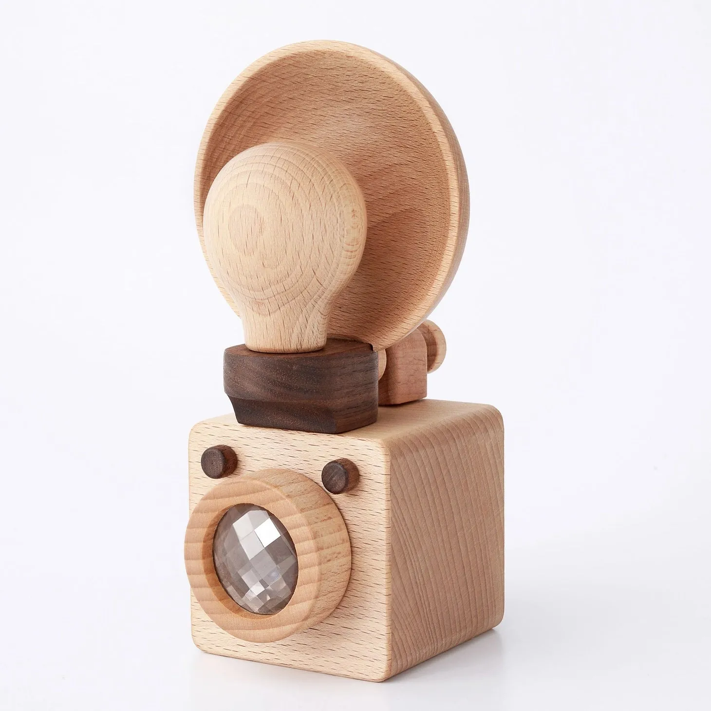 Fathers Factory | Wooden Light Bulb Camera Odin Parker