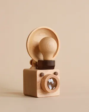 Fathers Factory | Wooden Light Bulb Camera Odin Parker
