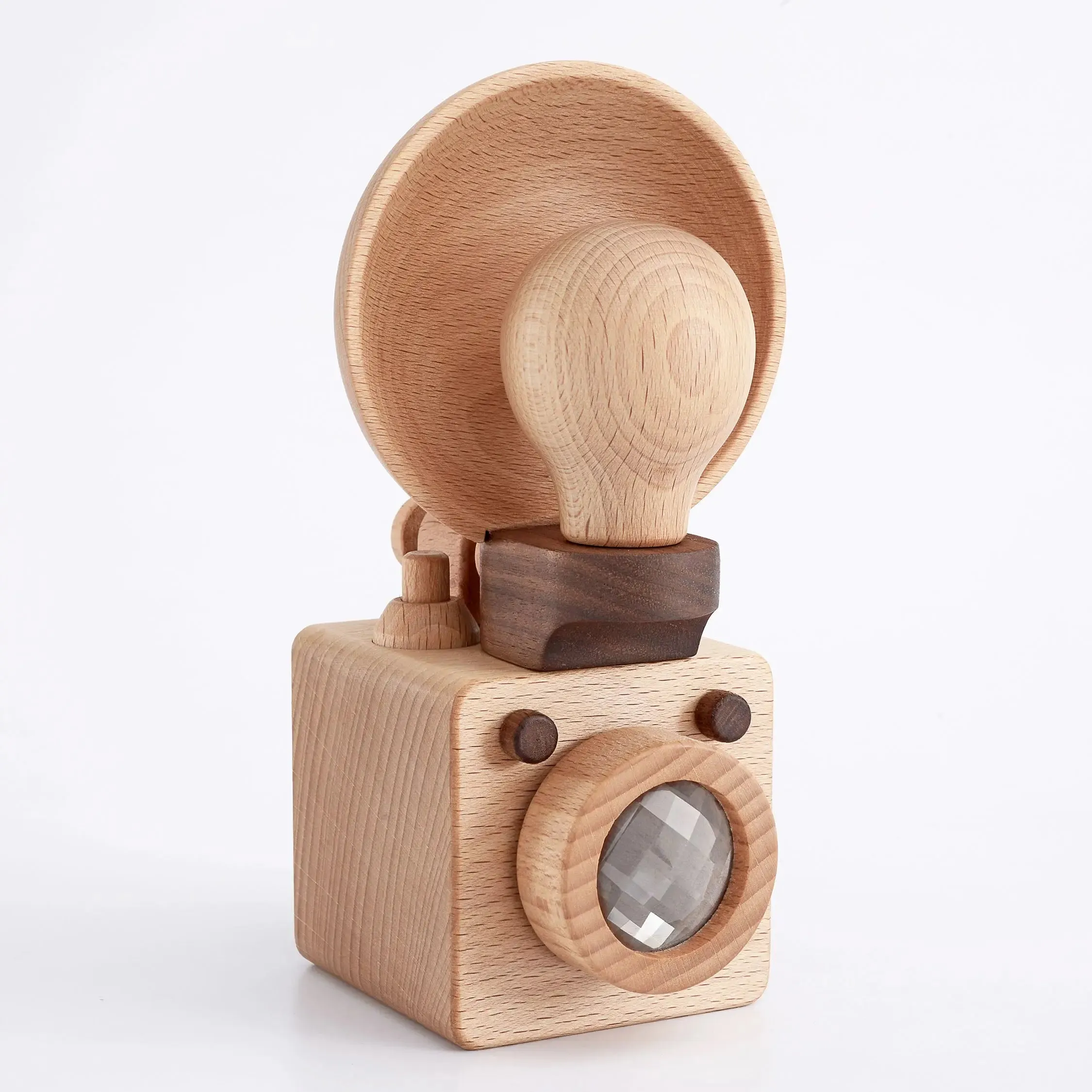 Fathers Factory | Wooden Light Bulb Camera Odin Parker