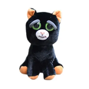 Feisty Pets Black Cat Katy Cobweb