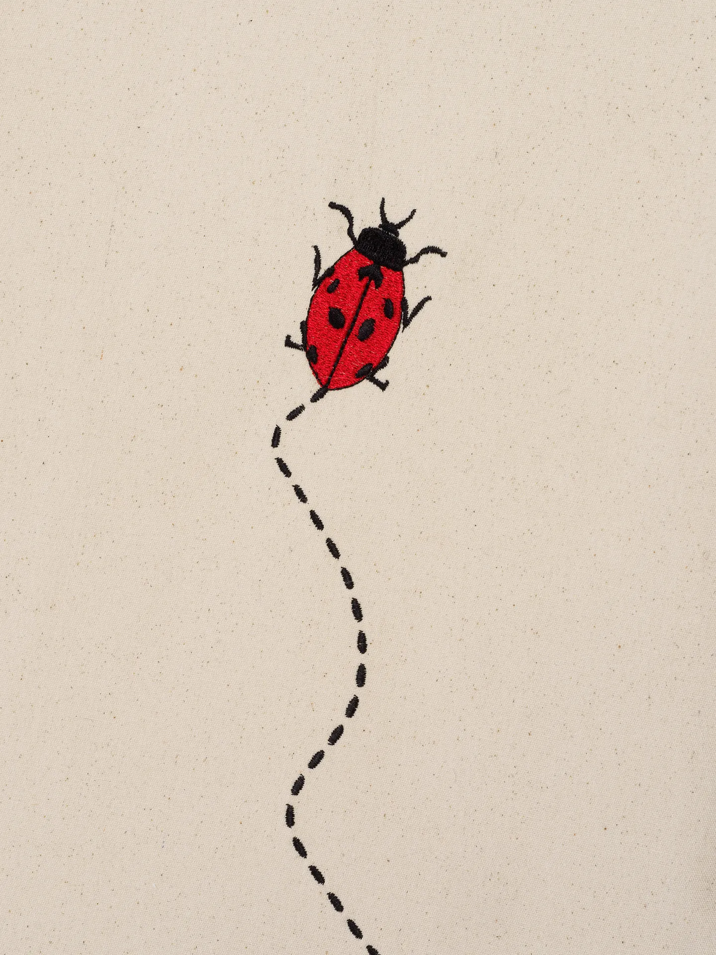 Ferm Living Tent - Ladybird Embroidery - Natural Odin Parker