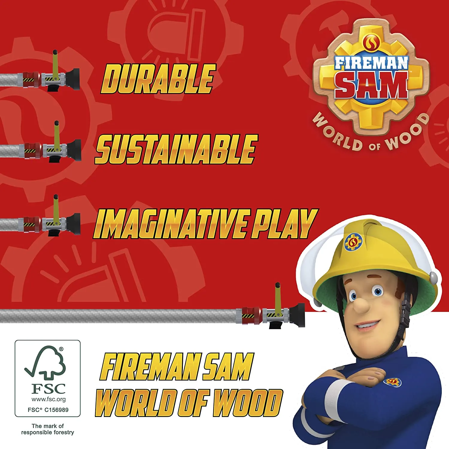Fireman Sam 07325 Wooden Fire Station