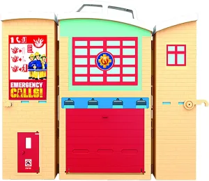 Fireman Sam Fire Rescue Centre Playset - Feature-Packed Fire Station for Ages 3  (07200)