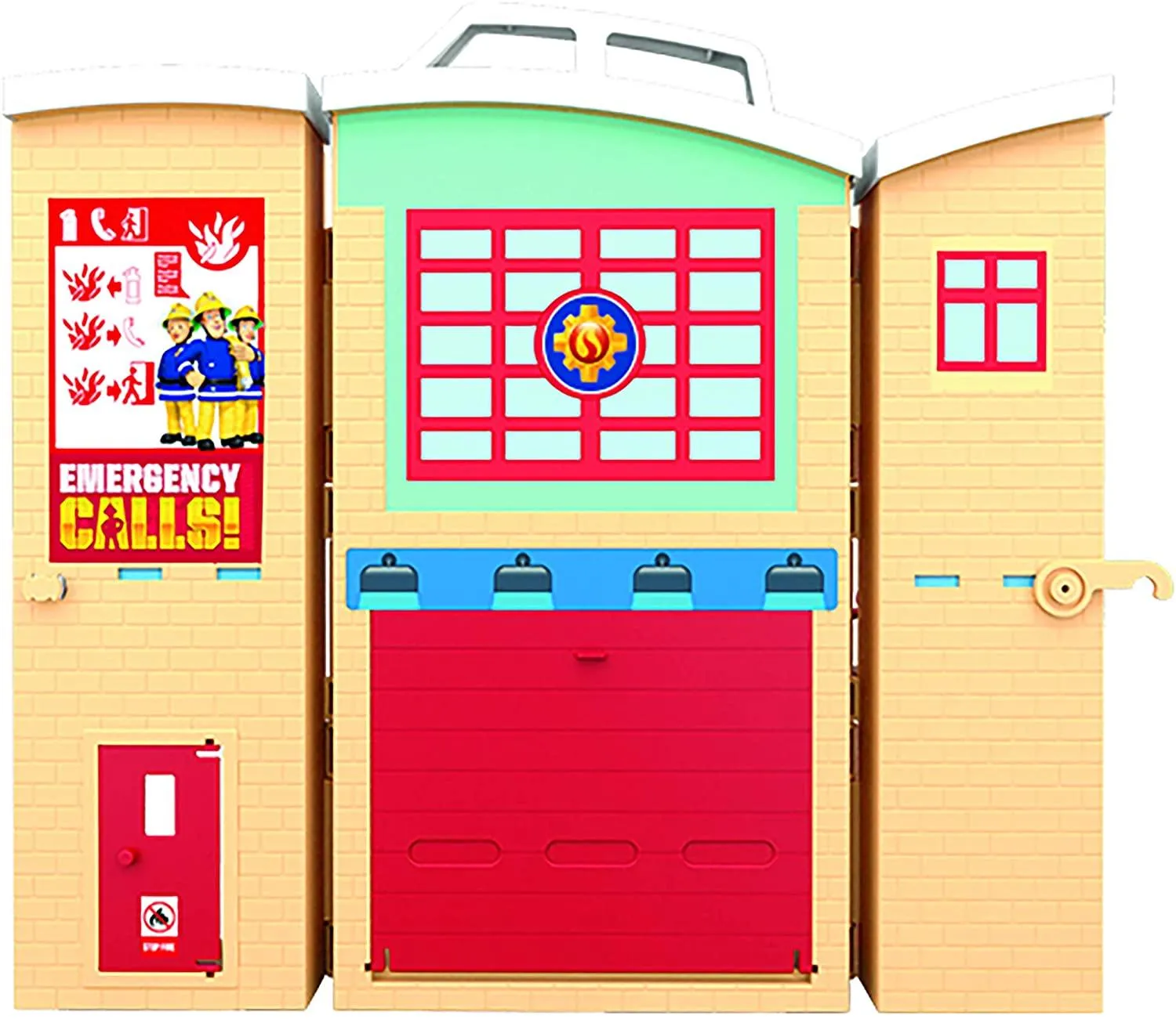 Fireman Sam Fire Rescue Centre Playset - Feature-Packed Fire Station for Ages 3  (07200)